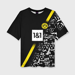 Женская футболка оверсайз Dortmund 20202021 ФОРМА