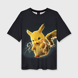 Футболка оверсайз женская Pikachu Pika Pika, цвет: 3D-принт