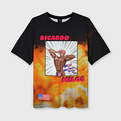 Женская футболка оверсайз Big Ricardo