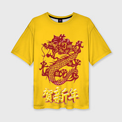 Женская футболка оверсайз Китайский новый год
