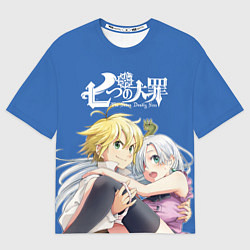 Женская футболка оверсайз 7 смертных грехов