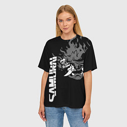 Футболка оверсайз женская SAMURAI 2077, цвет: 3D-принт — фото 2