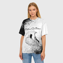 Футболка оверсайз женская Children of Bodom Z, цвет: 3D-принт — фото 2