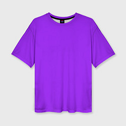 Футболка оверсайз женская Фиолетовый, цвет: 3D-принт