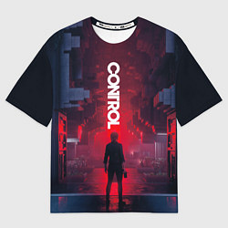 Женская футболка оверсайз Control