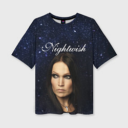 Футболка оверсайз женская Nightwish Tarja Turunen Z, цвет: 3D-принт