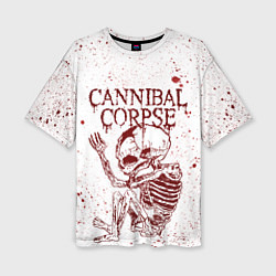 Женская футболка оверсайз Cannibal Corpse