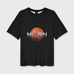 Женская футболка оверсайз Марс