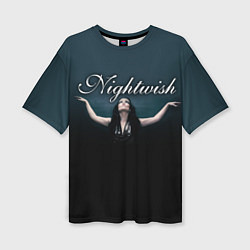 Футболка оверсайз женская Nightwish with Tarja, цвет: 3D-принт