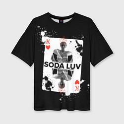 Футболка оверсайз женская Репер - SODA LUV, цвет: 3D-принт