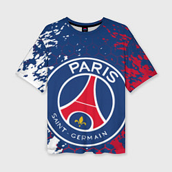 Женская футболка оверсайз ФК ПСЖ FC PSG PARIS SG