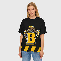 Футболка оверсайз женская BOSTON BRUINS, цвет: 3D-принт — фото 2