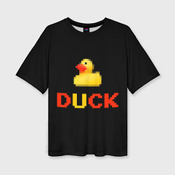 Женская футболка оверсайз DUCK