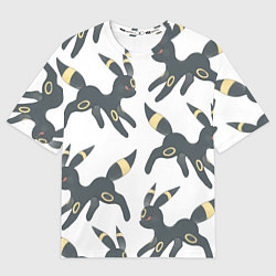 Футболка оверсайз женская Покемон Амбреон, цвет: 3D-принт