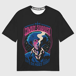Футболка оверсайз женская Ковбой Бибоп Ретро, цвет: 3D-принт