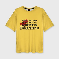 Футболка оверсайз женская Quentin Tarantino, цвет: 3D-принт