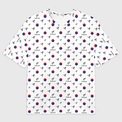 Женская футболка оверсайз Taekwondo