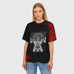 Футболка оверсайз женская МАГИЧЕСКАЯ БИТВА SUKUNA, цвет: 3D-принт — фото 2