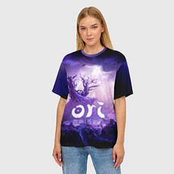 Футболка оверсайз женская Ori and the Will of the Wisps, цвет: 3D-принт — фото 2