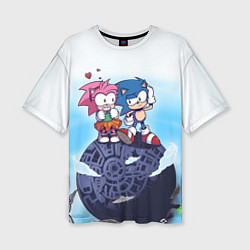 Женская футболка оверсайз SONIC AMY ROSE Z