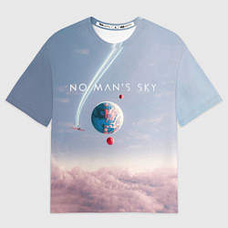 Футболка оверсайз женская No mans sky, цвет: 3D-принт