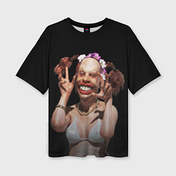 Футболка оверсайз женская Windowlicker, цвет: 3D-принт