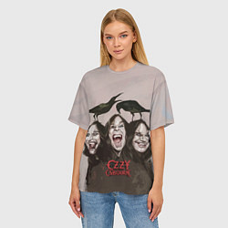 Футболка оверсайз женская Ozzy Osbourne, цвет: 3D-принт — фото 2