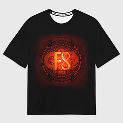 Футболка оверсайз женская F8 - Five Finger Death Punch, цвет: 3D-принт