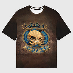 Футболка оверсайз женская A Decade of Destruction - Five Finger Death Punch, цвет: 3D-принт