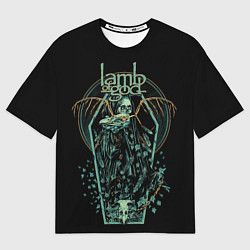 Женская футболка оверсайз Lamb of God, Sacrament