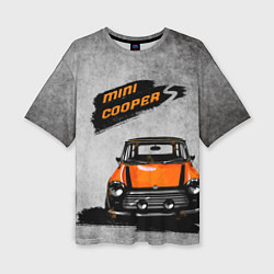 Женская футболка оверсайз Maшина Mini
