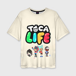 Женская футболка оверсайз Toca Life: Persons