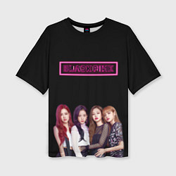 Футболка оверсайз женская BLACKPINK NEON, цвет: 3D-принт