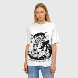 Футболка оверсайз женская Туалетный мальчик Ханако Кун и девочка, цвет: 3D-принт — фото 2