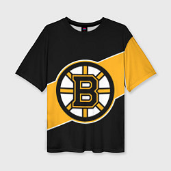 Женская футболка оверсайз Бостон Брюинз, Boston Bruins