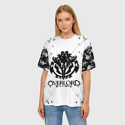 Футболка оверсайз женская OVERLORD паттерн, цвет: 3D-принт — фото 2