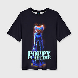 Женская футболка оверсайз Poppy Playtime
