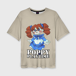 Женская футболка оверсайз Poppy Playtime