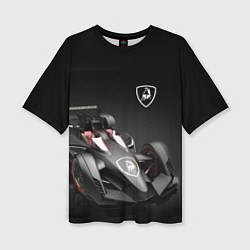 Женская футболка оверсайз Lamborghini F1