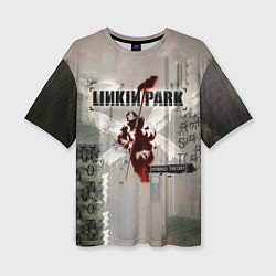 Женская футболка оверсайз Hybrid Theory Live Around The World - Linkin Park