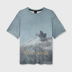 Женская футболка оверсайз Elden Ring - потухший странник