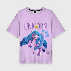 Женская футболка оверсайз Unicorn Izzy