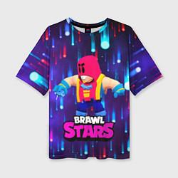 Женская футболка оверсайз GROM BRAWL STARS ГРОМ БРАВЛ СТАРС