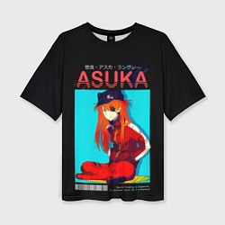Женская футболка оверсайз Asuka - Neon Genesis Evangelion