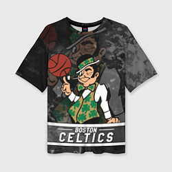 Женская футболка оверсайз Boston Celtics , Бостон Селтикс