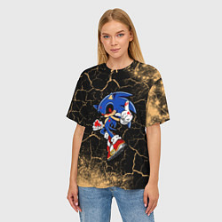 Футболка оверсайз женская CОНИК ЭКЗЕ Краски, цвет: 3D-принт — фото 2