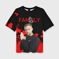 Женская футболка оверсайз Егор Крид: Family