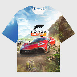 Женская футболка оверсайз Forza Horizon 5 AMG