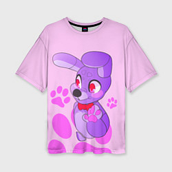 Женская футболка оверсайз Bonnie the Rabbit UCN
