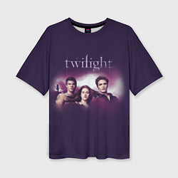 Женская футболка оверсайз Персонажи Twilight